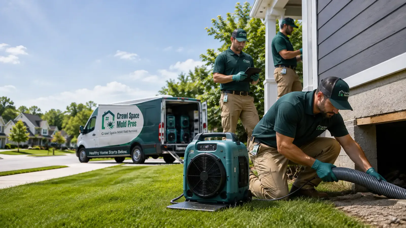 Crawl Space Mold Removal in Prince George, VA